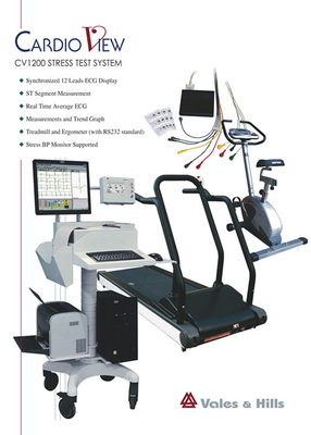 12 Lead Stress Test PC Based ECG Machine , Portable ECG Monitor